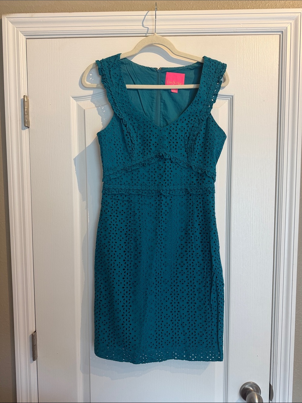 LILLY PULITZER KAYLEE EYELET SHIFT DRESS
